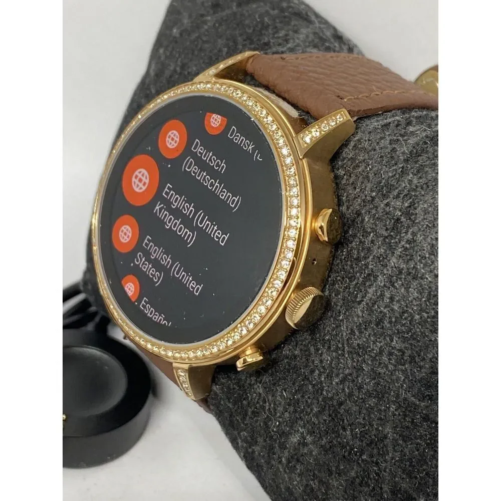 Fossil Gen 4 Authentic Digital Dial Smart Watch Custom Band FTW6011 LT457